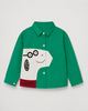 Green Colourblock Shirt