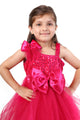 Magenta Magic High-Low Party Gown for Girls