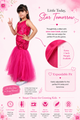 Pink Prism Magenta Girls Ethnic Lehenga Choli