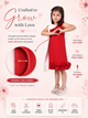 Cherry Chic Red & White Bow Party Dress for Girls