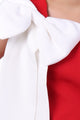 Cherry Chic Red & White Bow Party Dress for Girls