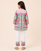 Pink Floral Printed Kurta Co-Ords Set