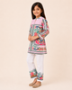 Pink Floral Printed Kurta Co-Ords Set