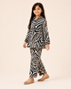 Black & Beige Animal Printed Shirt Co-Ords Set