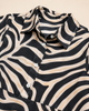 Black & Beige Animal Printed Shirt Co-Ords Set