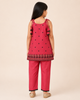 Rani Pink Embroidered Sleeveless Cord Set