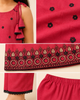 Rani Pink Embroidered Sleeveless Cord Set