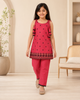 Rani Pink Embroidered Sleeveless Cord Set