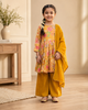 Mustard Yellow Floral Printed Sharara Set