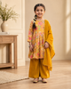 Mustard Yellow Floral Printed Sharara Set