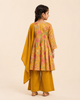 Mustard Yellow Floral Printed Sharara Set