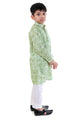 Emerald Green Printed Kurta Pajama Set for Boys