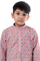 Vibrant Multi-Color Printed Kurta Pajama Set for Boys