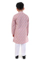 Vibrant Multi-Color Printed Kurta Pajama Set for Boys