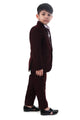Burgundy Wine Premium Tuxedo Suit for Boys Party Wear