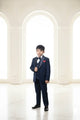 Navy Luxe Premium Tuxedo Suit for Boys Formal Wear