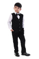 Classic Black Premium Tuxedo Suit for Boys Party Wear