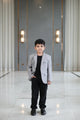 Classic Grey Premium Blazer for Boys Formal Wear