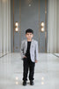 Classic Grey Premium Blazer for Boys Formal Wear