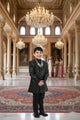 Midnight Prince Boys Indo-Western Sherwani Set