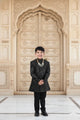 Midnight Prince Boys Indo-Western Sherwani Set