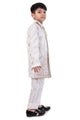 Giraffe Garden Embroidered Indo-Western Outfit for Boys