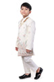 Giraffe Garden Embroidered Indo-Western Outfit for Boys