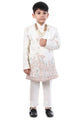 Giraffe Garden Embroidered Indo-Western Outfit for Boys