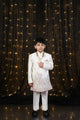 Giraffe Garden Embroidered Indo-Western Outfit for Boys