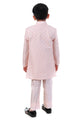 Blush Royale Embroidered Indo-Western Sherwani for Boys