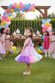 Lavender Dream Tulle Layered Party Frock for Girls