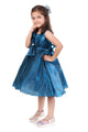 Teal Tranquility Layered Party Dress for Girls