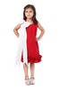 Cherry Chic Red & White Bow Party Dress for Girls