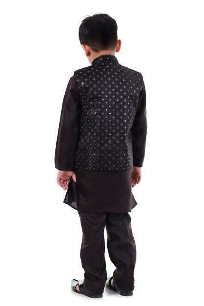 Royal Noir Kurta Set