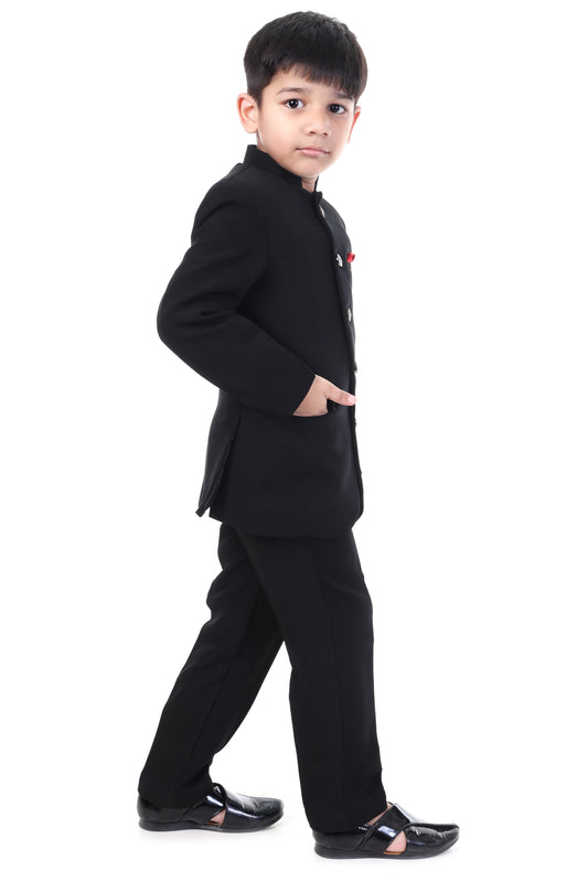 Classic Black Jodhpuri Suit