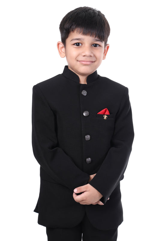 Classic Black Jodhpuri Suit