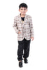 Brown Check Party Blazer