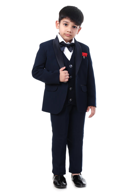 Navy Luxe Tuxedo Suit