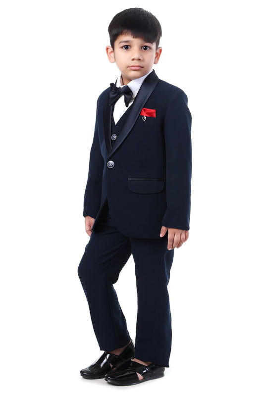 Navy Luxe Tuxedo Suit