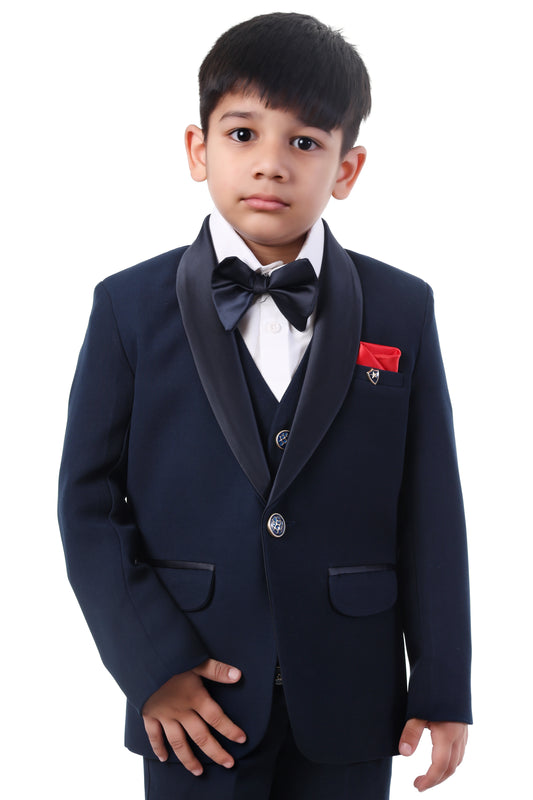Navy Luxe Tuxedo Suit