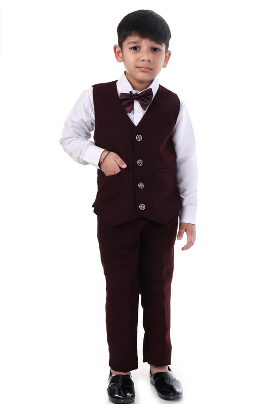 Wine Tuxedo Suit