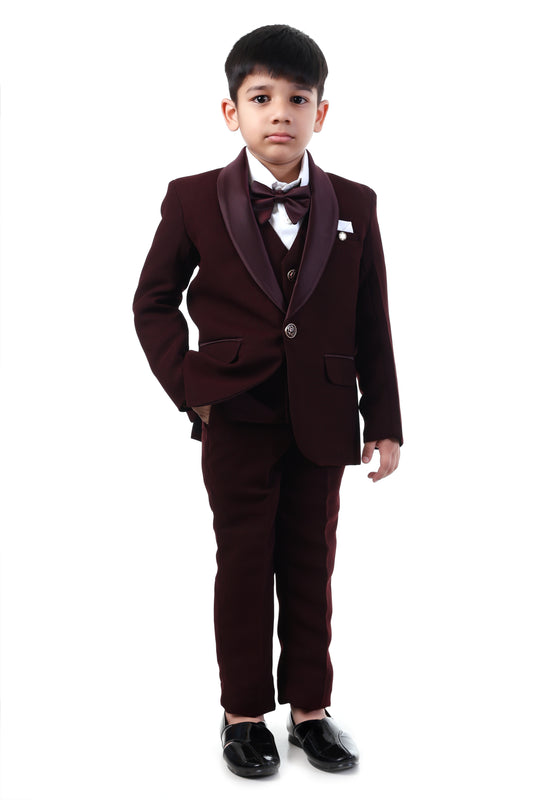 Wine Tuxedo Suit