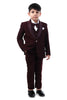 Wine Tuxedo Suit