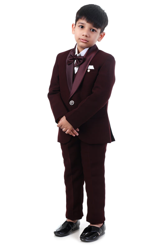 Wine Tuxedo Suit