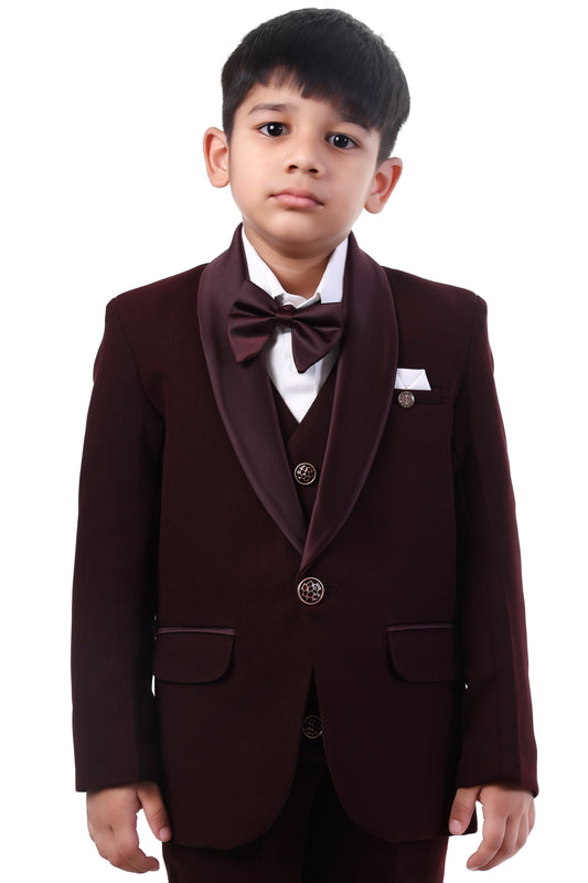 Wine Tuxedo Suit