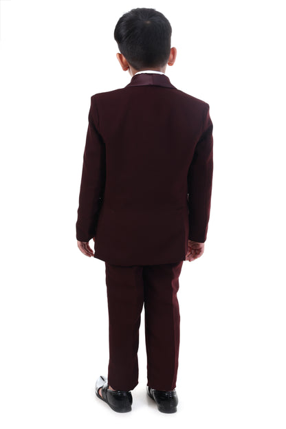 Wine Tuxedo Suit