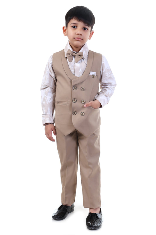 Classic Camel Charm Jacket Suit