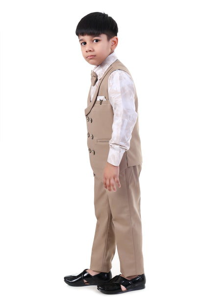 Classic Camel Charm Jacket Suit