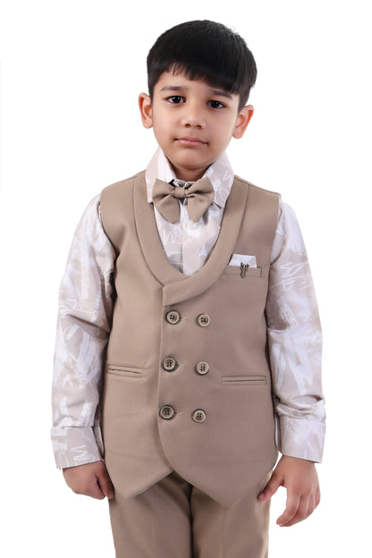 Classic Camel Charm Jacket Suit