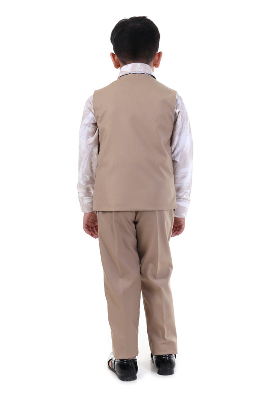 Classic Camel Charm Jacket Suit